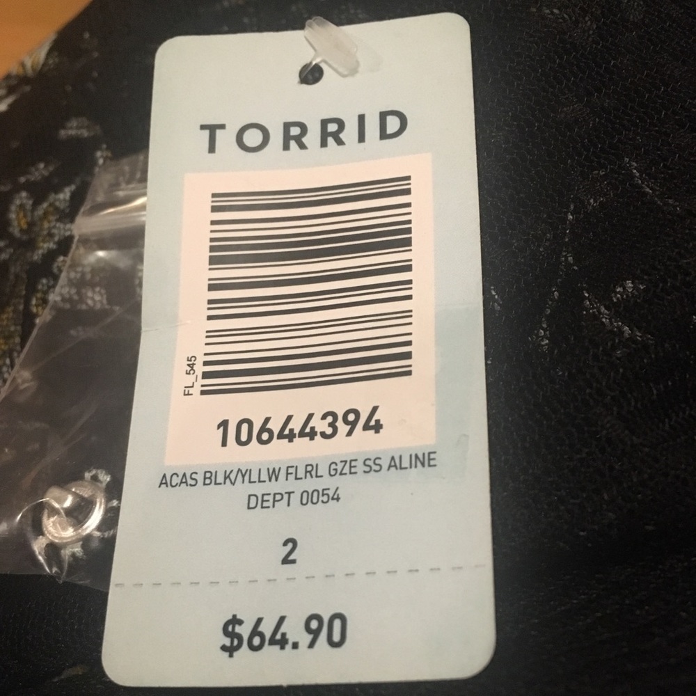 New torrid floral print dress size 2x - Picture 5 of 5